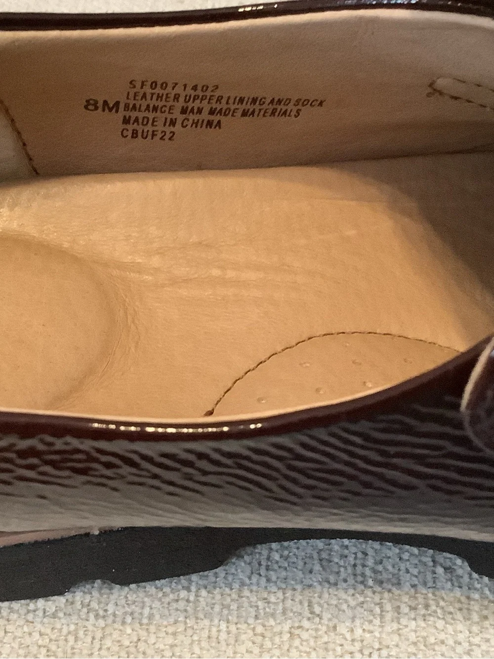 Sofft Prewitt Patent Loafers with Gold Horsebit Size 8 EUC